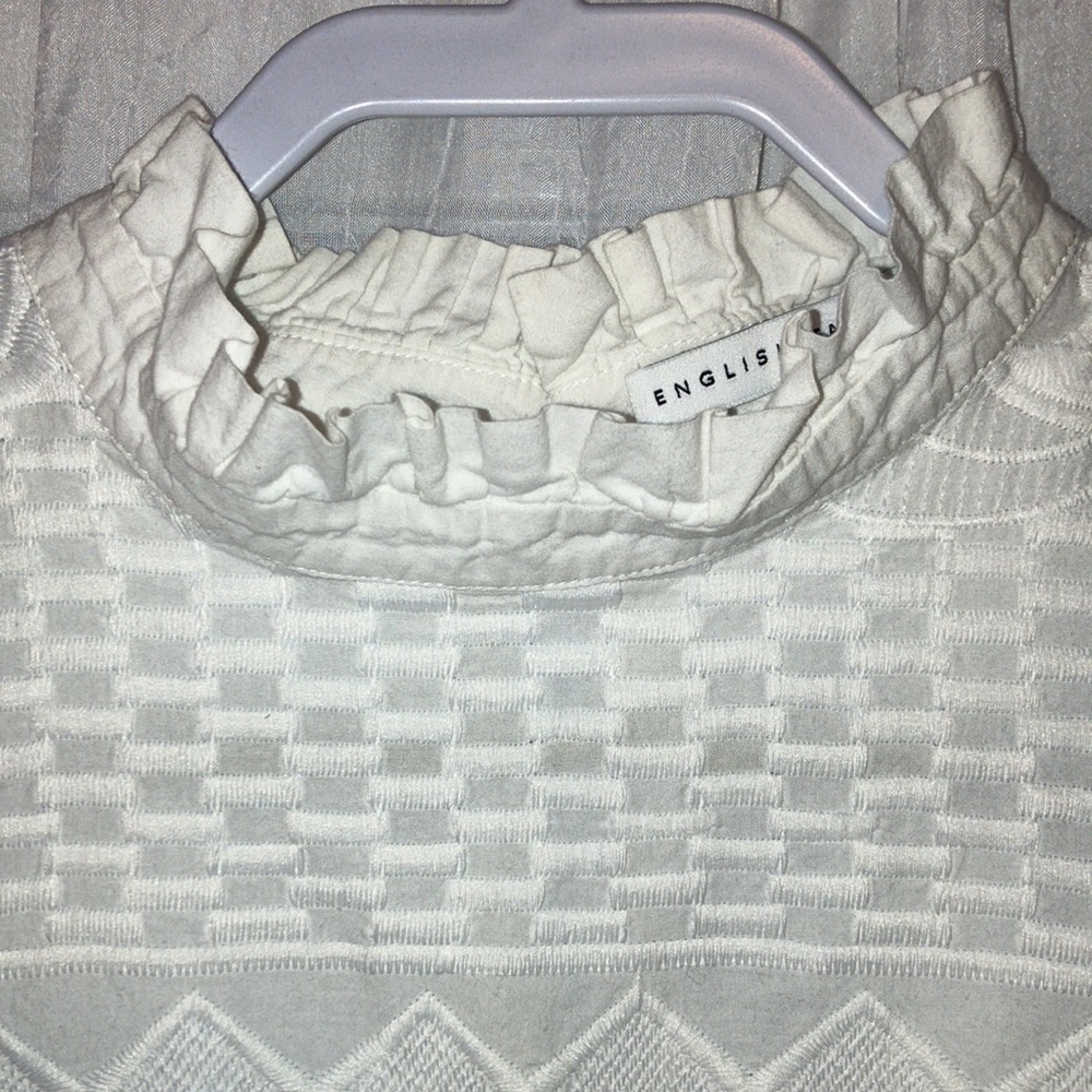 English Factory Ruffles & Lace Blouse - Picture 4 of 13
